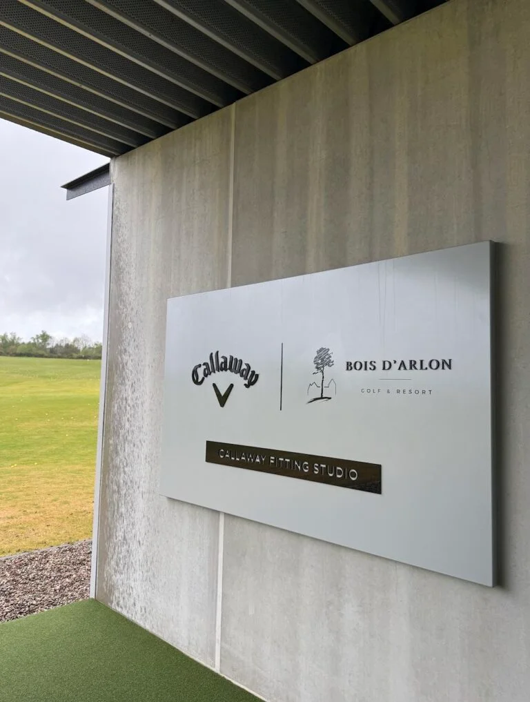 Espace d’entraînement et fitting du Bois d’Arlon Golf & Resort