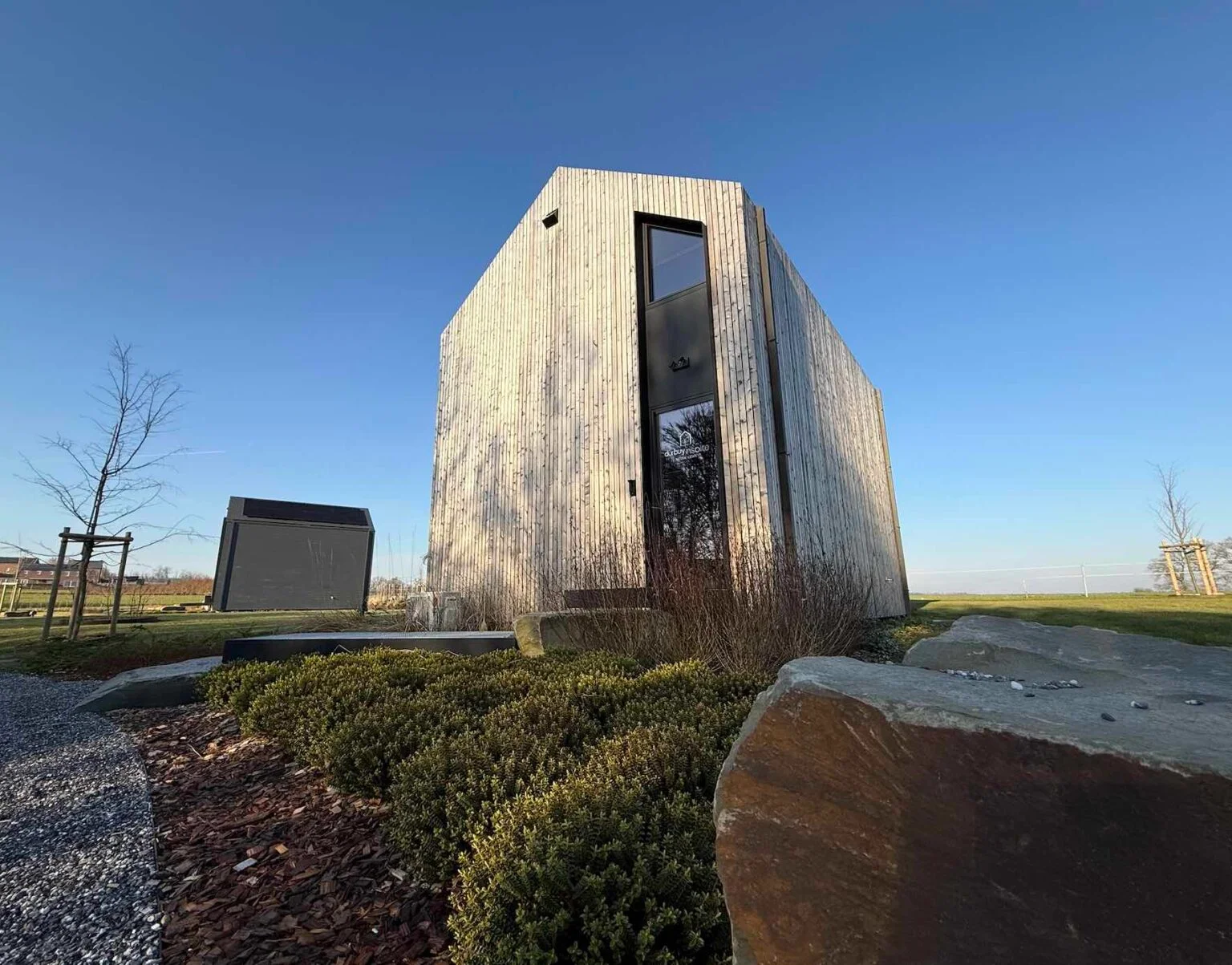 Lodge contemporain en bois de Durbuy Insolite dans la campagne ardennaise
