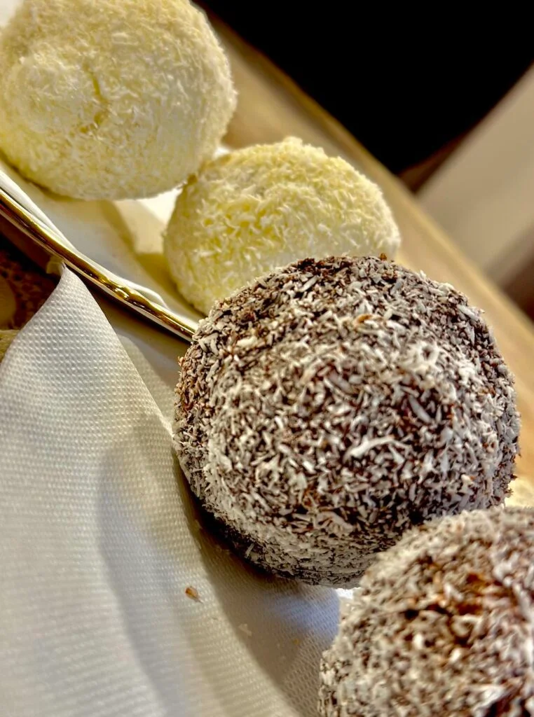 Patates de Clervaux au chocolat et à la noix de coco